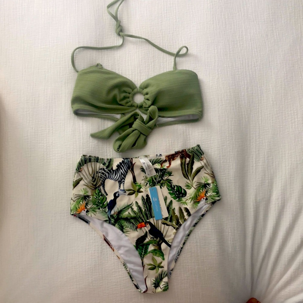 Cupshe high waist 2 piece